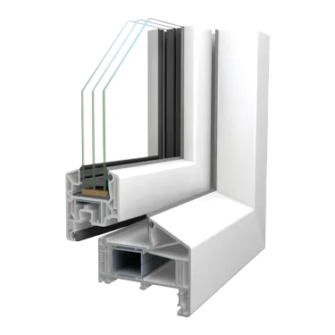 Veka wit softline 116 hoekuitsnede checkkozijn